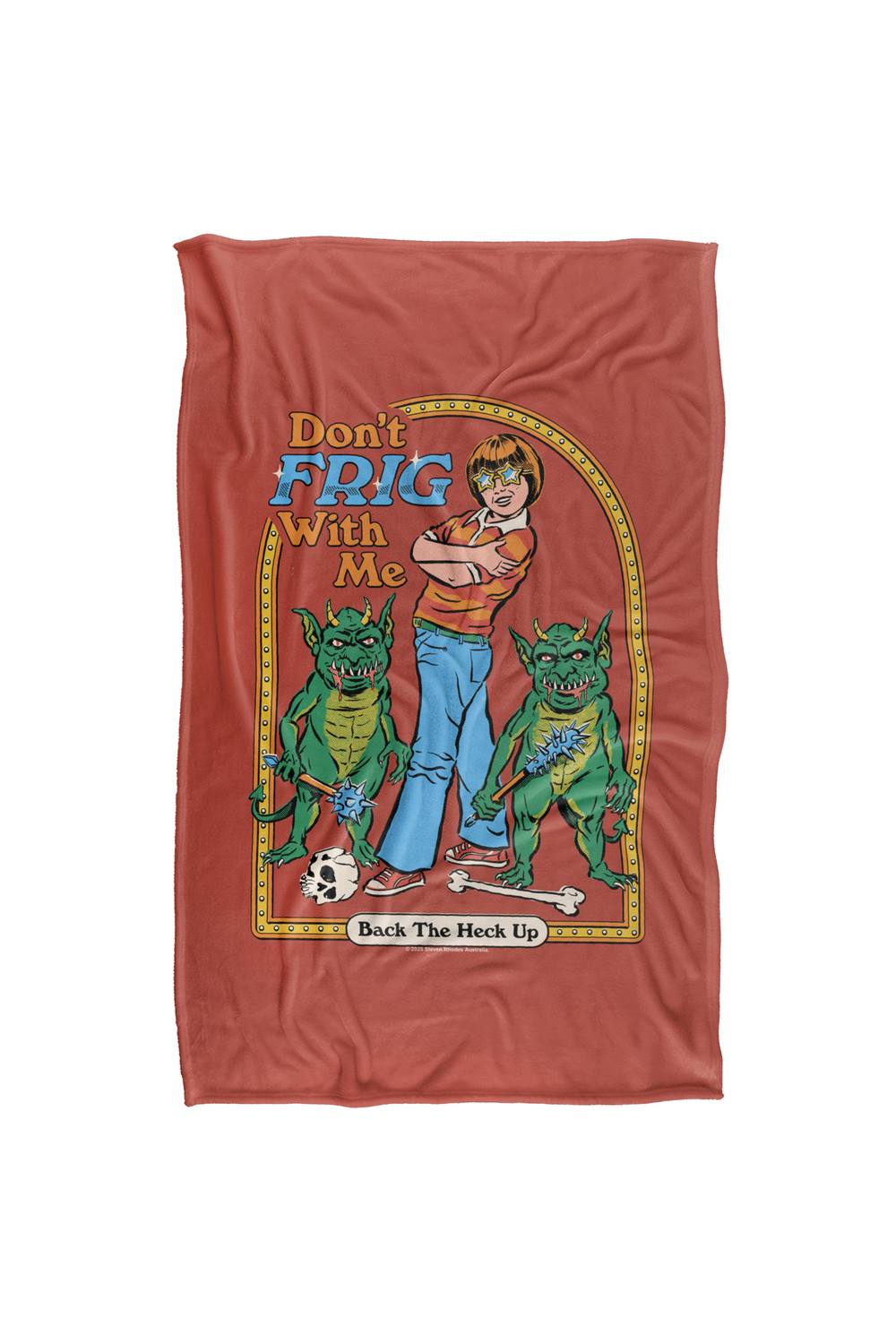Steven Rhodes Dont Frig With Me Silky Touch Super Soft Throw Blanket
