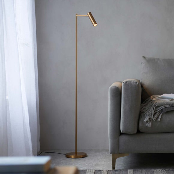 Vogue Adam Steel Adjustable Touch Dimmable Floor Lamp