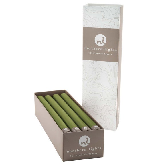 Northern Lights Set of 12 Taper Candles