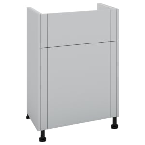 Wickes Winsford Dove Grey Standard Depth Toilet Unit - 500mm