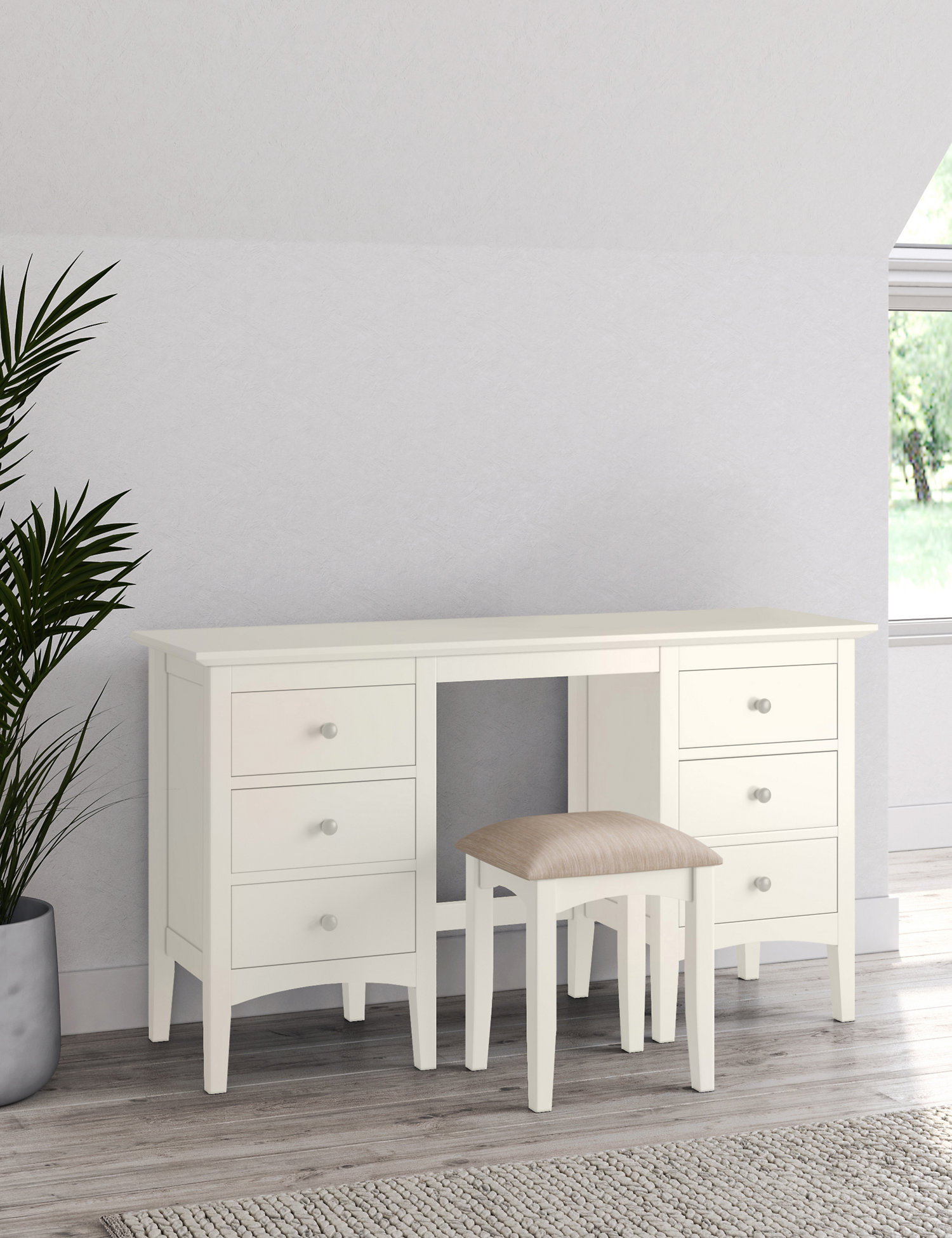 M&S Hastings Dressing Table & Stool