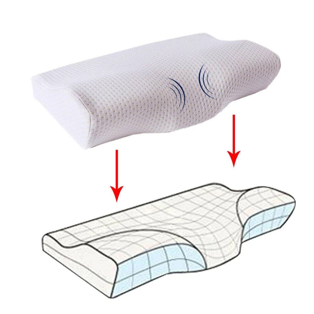 Kelvenix Orthopedic Memory Foam Pillow in White