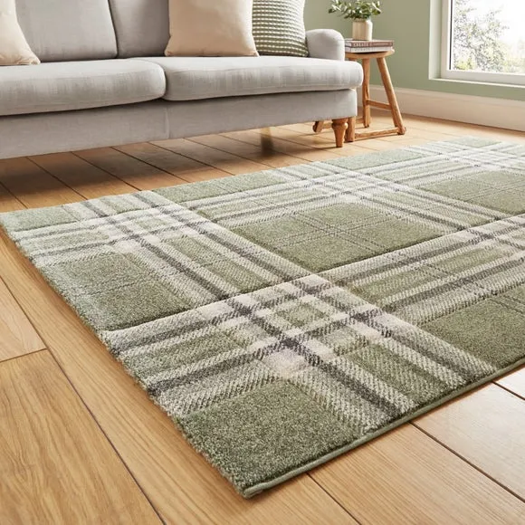Catherine Lansfield Kelso Check Rug 6