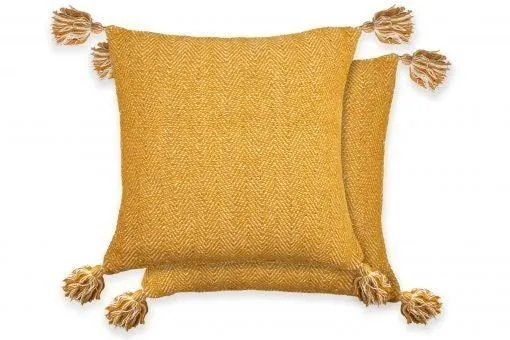 New Edge Blinds Hartley Cushion Cover in Yellow