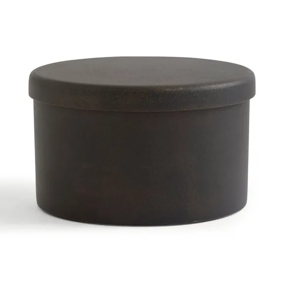Black Metal Wide Storage Jar 3