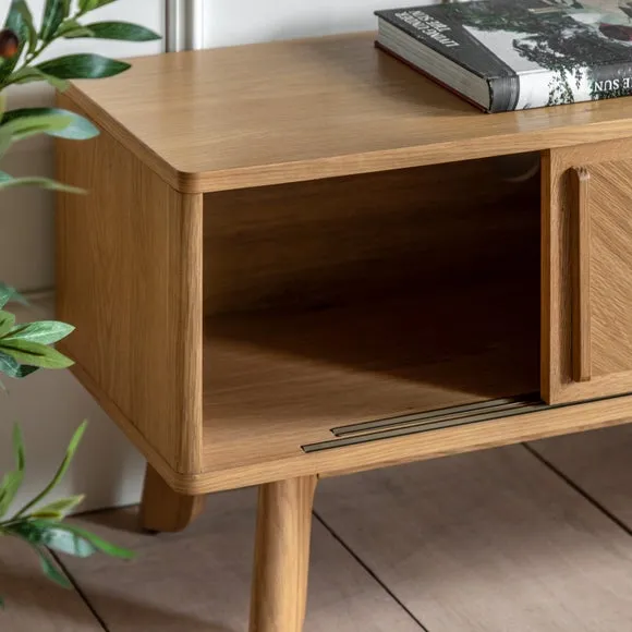 Hanley Parquet Wide TV Unit for TVs up to 75" 3