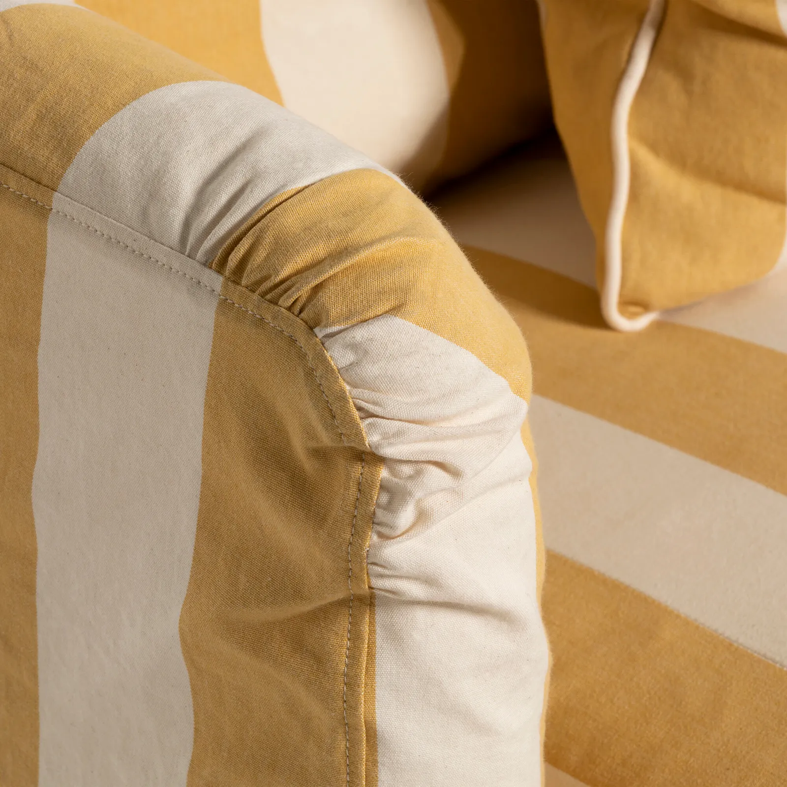 Tetrad Heritage Maja Grand Sofa, Yellow Fabric | Barker & Stonehouse 5
