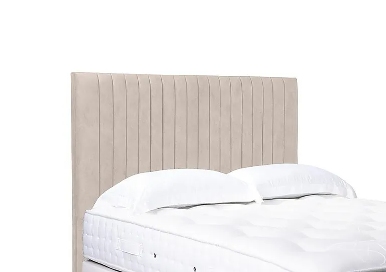 Artisan Collection Cadenza High Floor Standing Headboard - Single - Sandstone Pearl