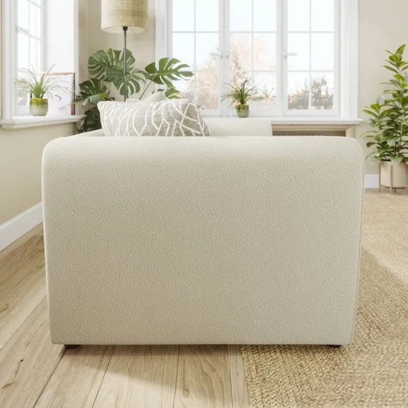 Blake Tonal Boucle Global Geo Combo 3 Seater Sofa 3