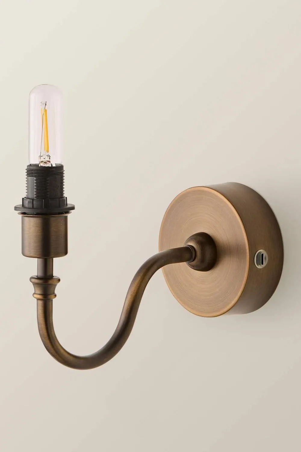 ValueLights Lowe Metal Portable Rechargeable Wall Light Base Only in Bronze 3