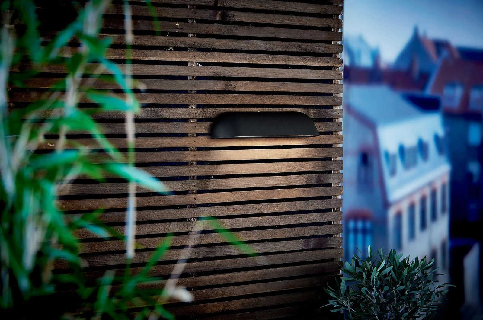 Nordlux Front Outdoor Wall Light Black Metal Kitchen LED IP44 3000k Mains 5