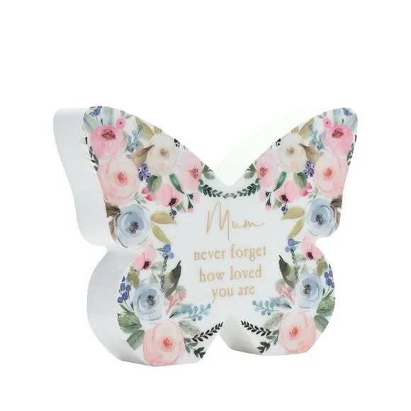 The Cottage Garden Mum Butterfly Plaque 2