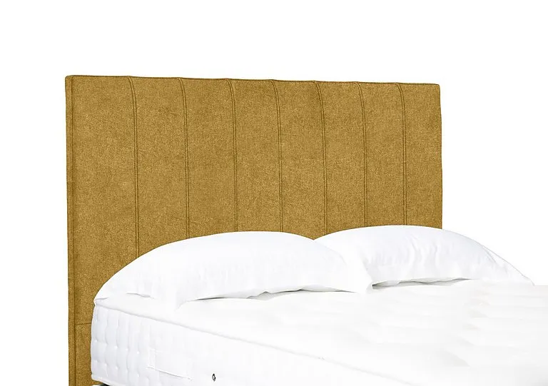 Artisan Collection Axel High Floor Standing Headboard - Single - Tweed Mustard