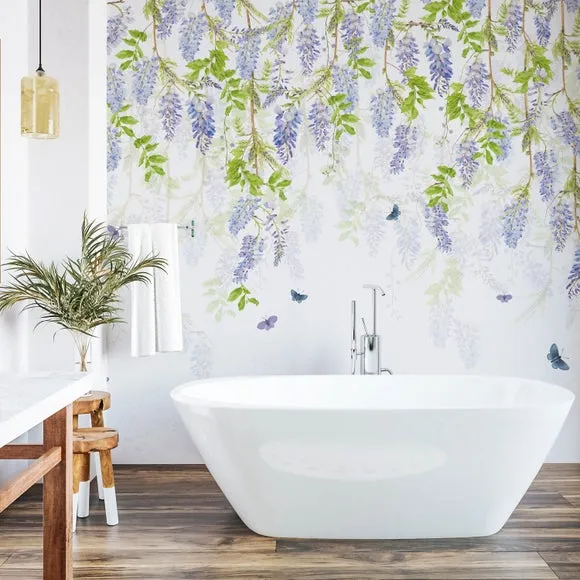 Whispering Wisteria Wall Mural 2