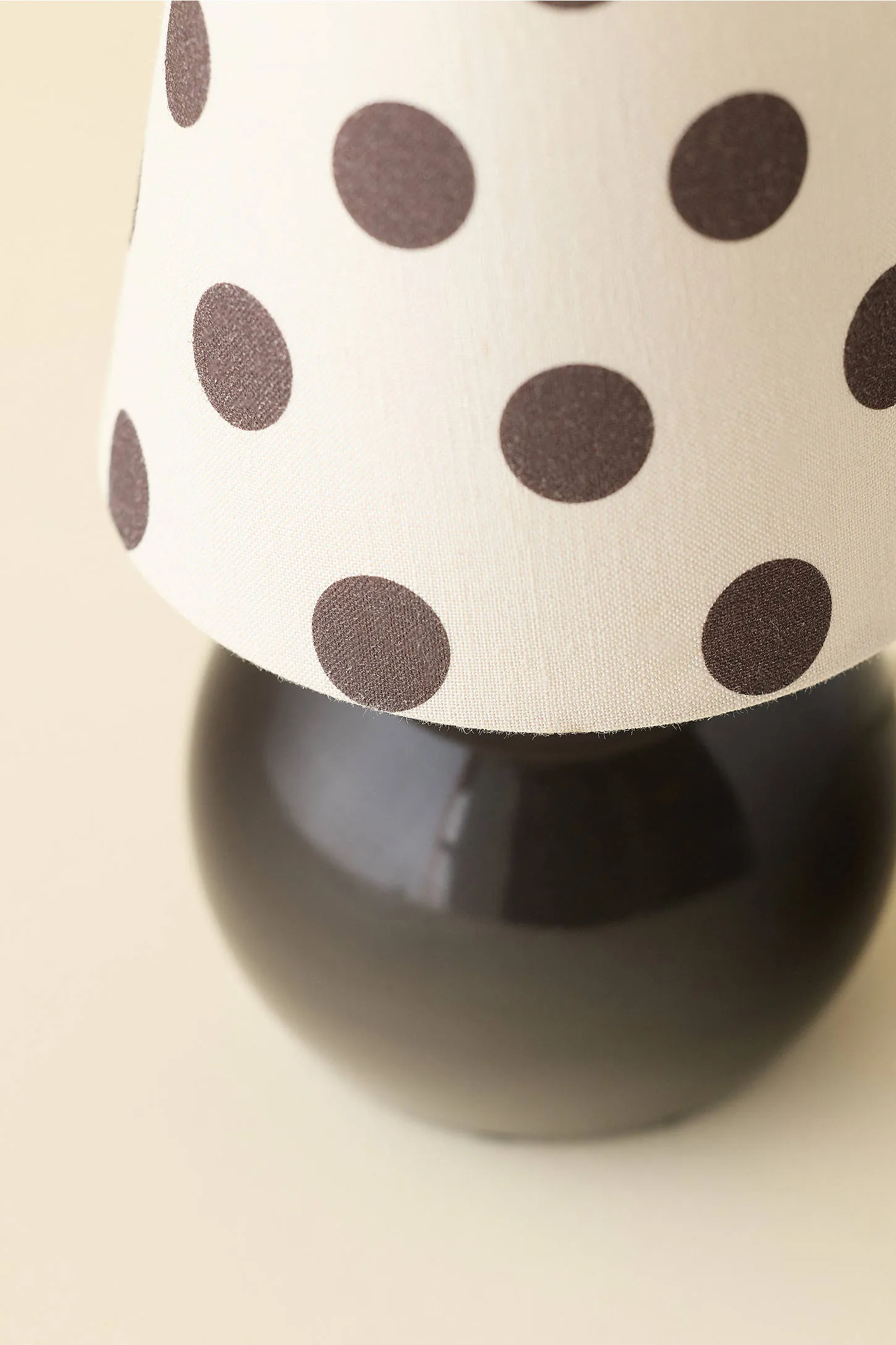 Khodi Polka Dot Table Lamp - Black ALL 3