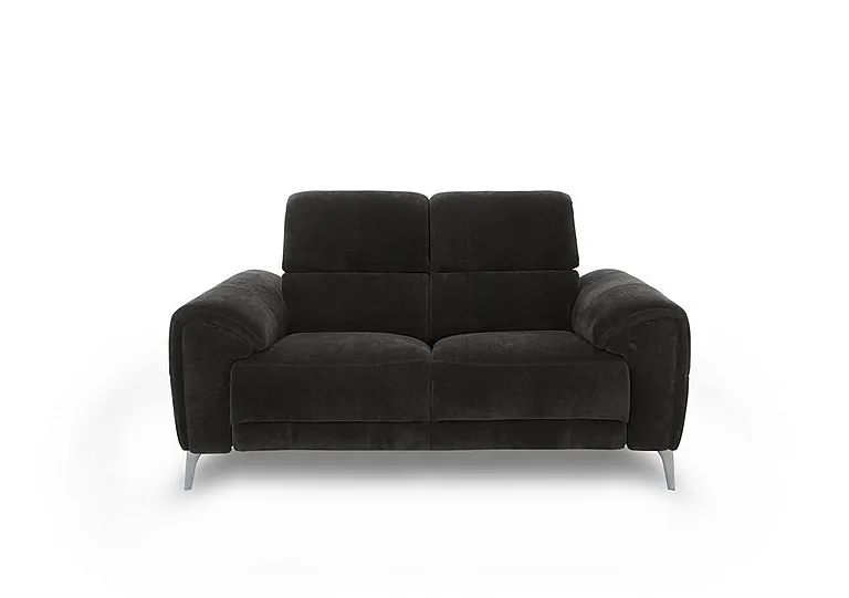 Vino Fabric 2 Seater Power Recliner Sofa with Power Headrests and Heated Seats