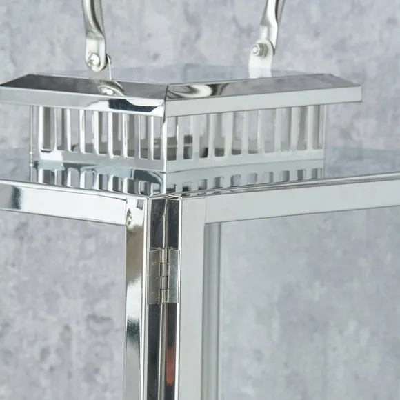 Metal & Glass Rectangular Lantern 3