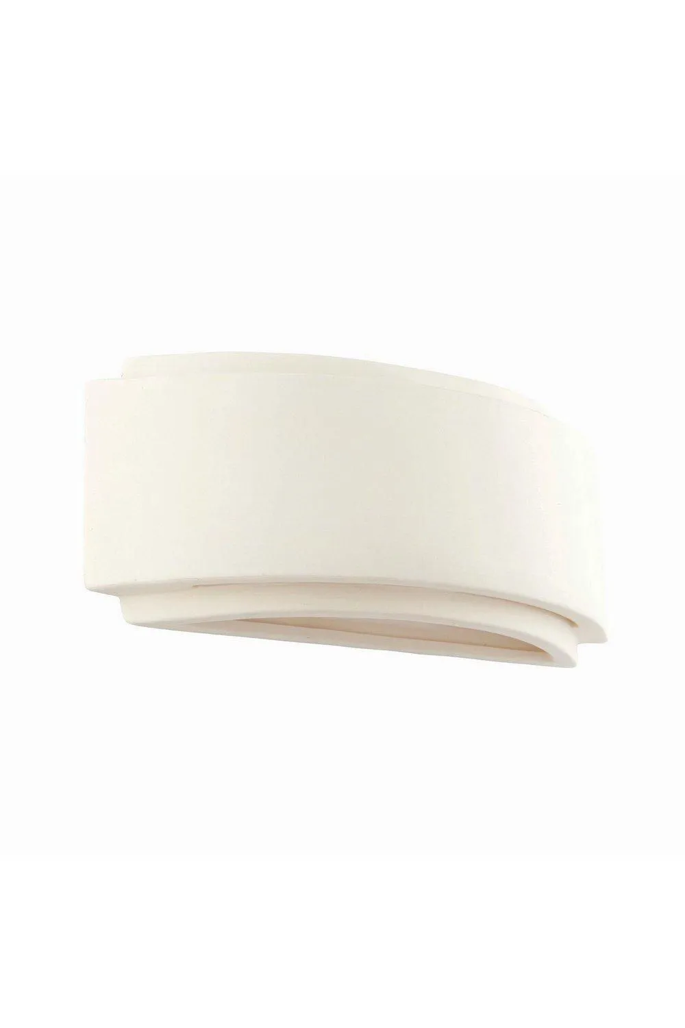 Netlighting Gianna Wall Unglazed Ceramic & Gloss White Paint 1 Light Dimmable IP20 E14 6