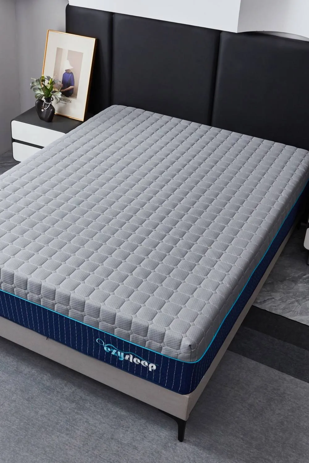 Ezysleep Halo 30cm Memory foam mattress in Grey 3