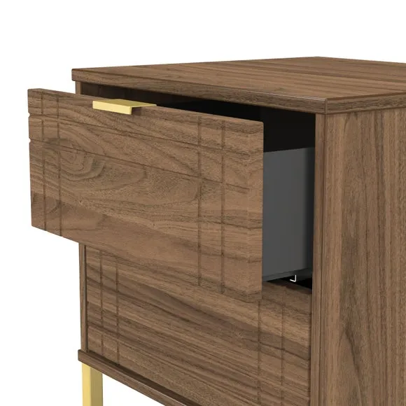 Darlton 2 Drawer Bedside Table 6