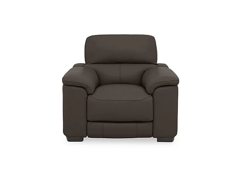 Nova Leather Chair - Dark Chocolate
