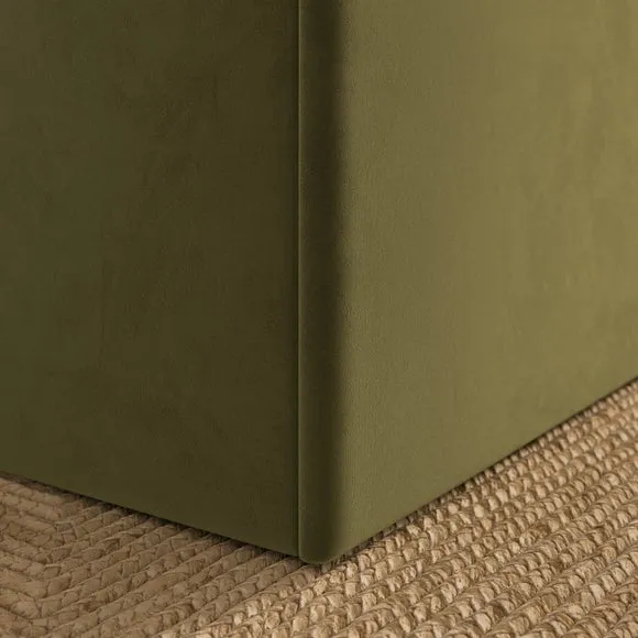 Emberly Velvet End of Bed Storage Ottoman 5