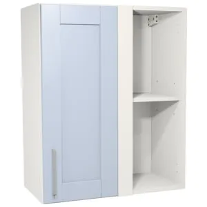 Wickes Ohio Hazy Blue Shaker Corner Wall Unit - 600mm
