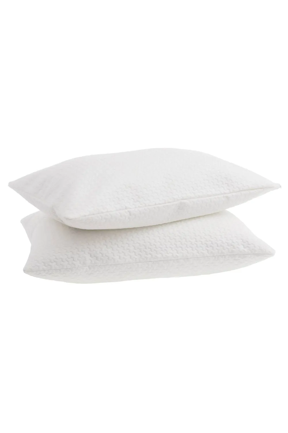 Soak&Sleep Waterproof Bamboo Standard Pillow Protector in White 3