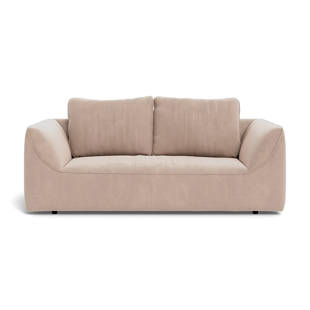 Heal's Morven 2 Seater Sofa Smart Velvet Pebble 1