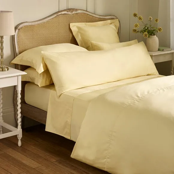 Dorma Luxe Egyptian Cotton Sateen Bolster Pillowcase 1