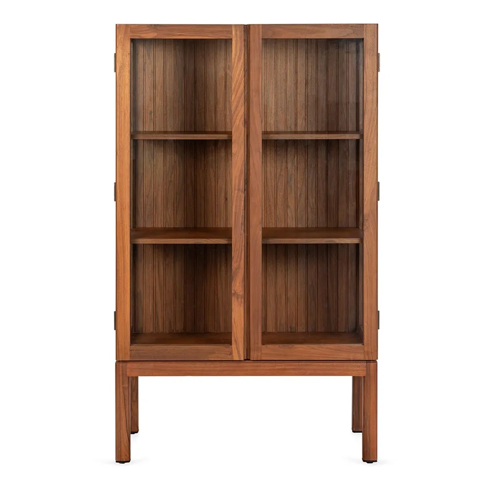 Heal's Riga Display Cabinet Walnut 3