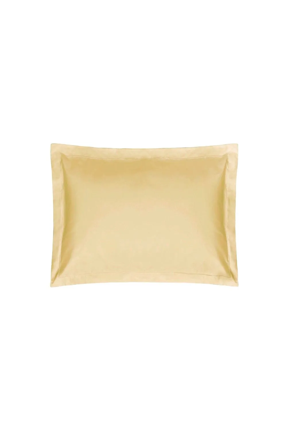 Belledorm Easy Care 200 Thread Count Cotton Polyester Percale Oxford Pillowcase in Yellow 1