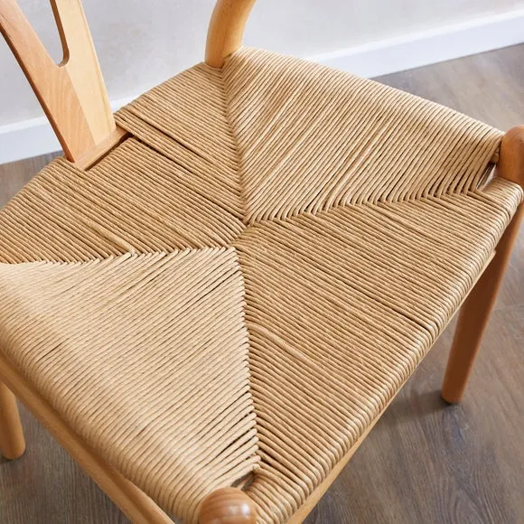 Lara Wishbone Dining Chair, Beech Wood 2