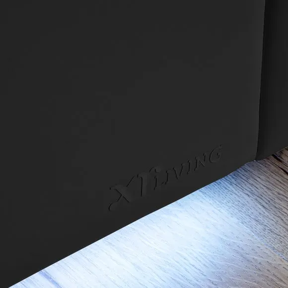 XR Living Ava TV Bed with LED Lights and TV Mount 6