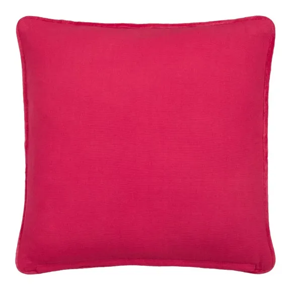 Floral Dogs Cotton Square Cushion 4