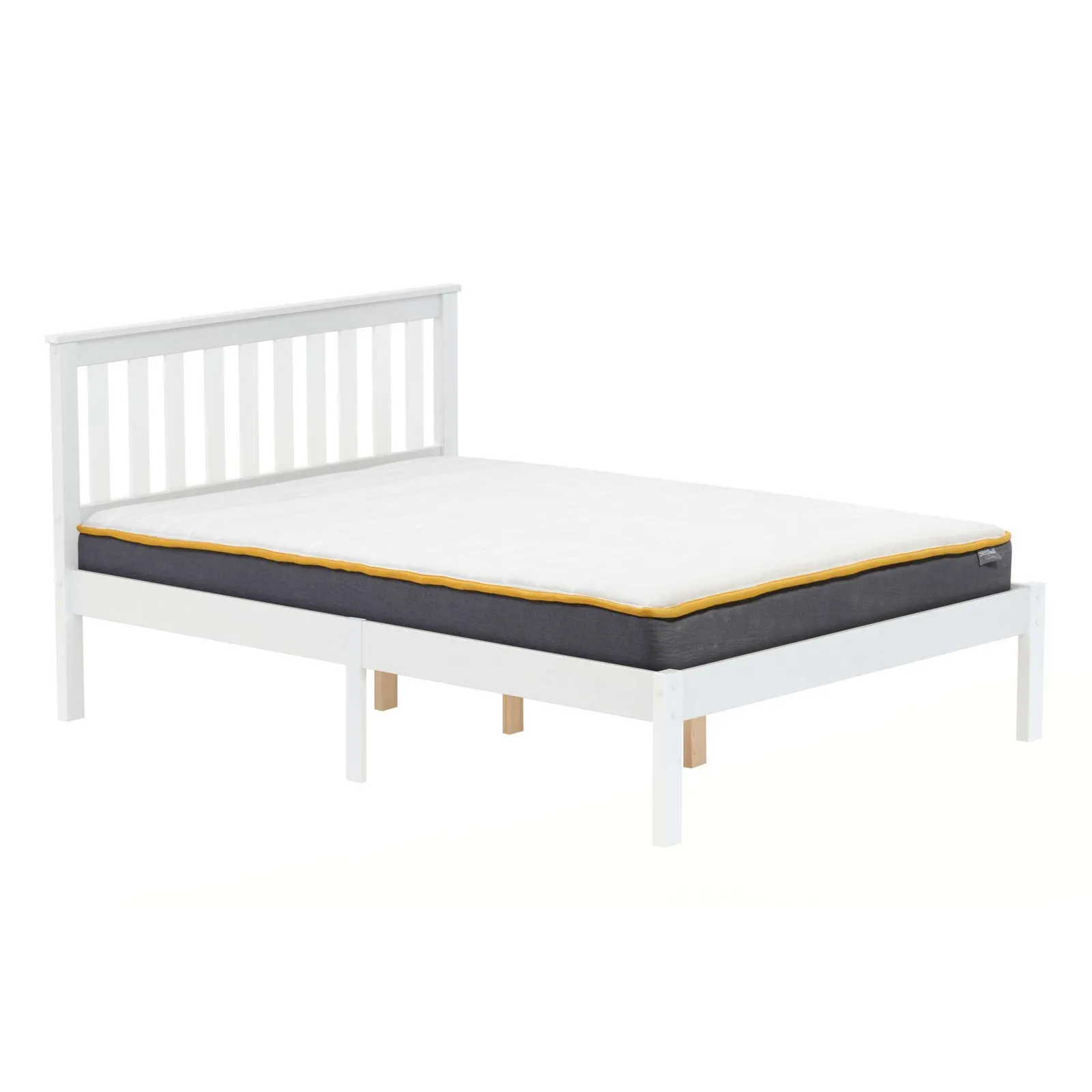 Birlea Denver Bed in White 4