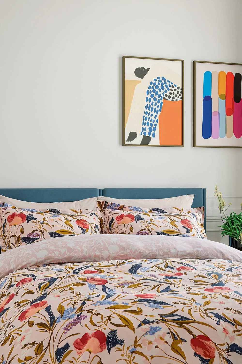 Ted Baker 'Poppy Swirl' Cotton Duvet Cover Set in Pink 3