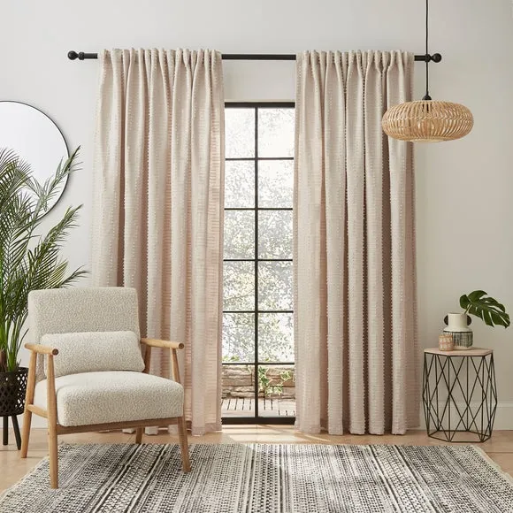 Brixton Unlined Slot Top Curtains 2