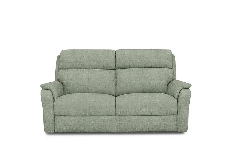 Vito Fabric 2 Seater Recliner Sofa with Headrests and Power Lumbar