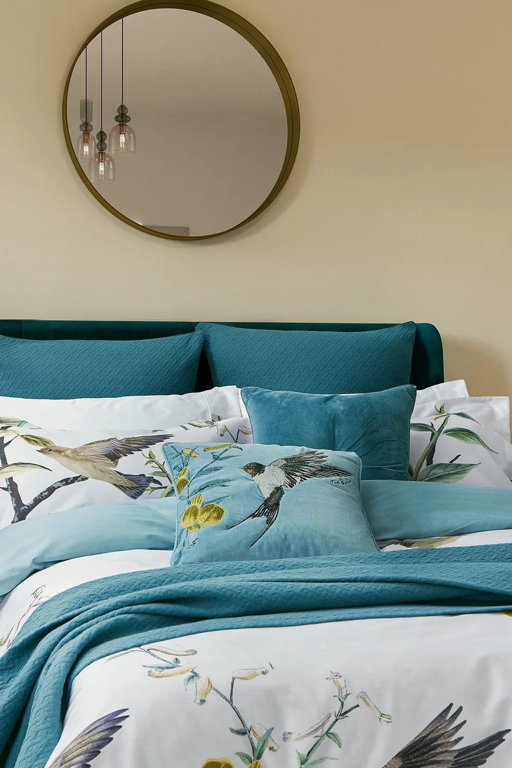 Ted Baker 'Matellase' Cotton Pillowsham in Blue 2