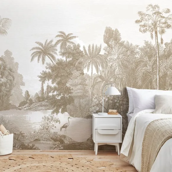 Vintage Tropical Wall Mural 3