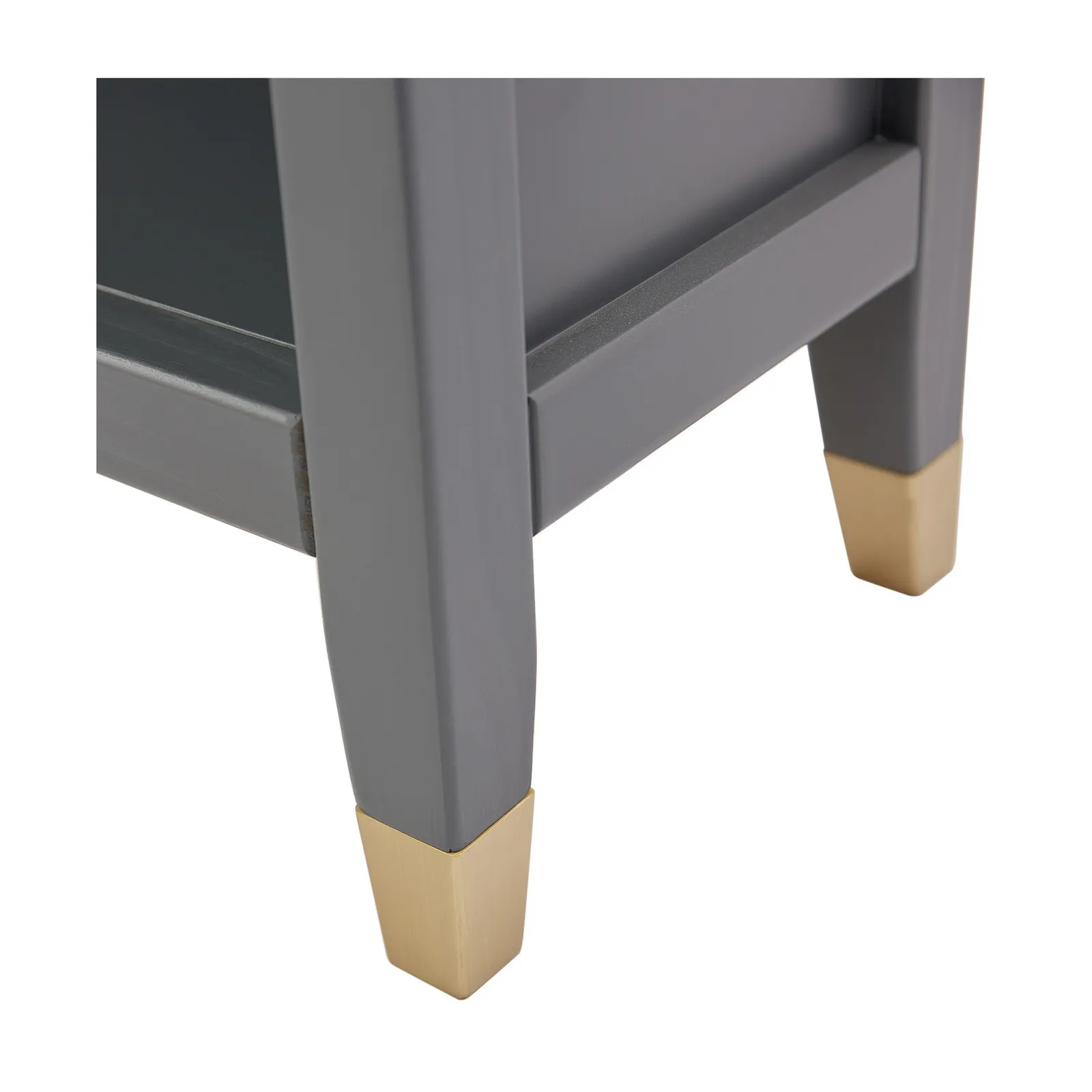 Cabinet Bits Palazzi 4 Tier Bookcase H127 W69 D25cm in Mid Grey 6