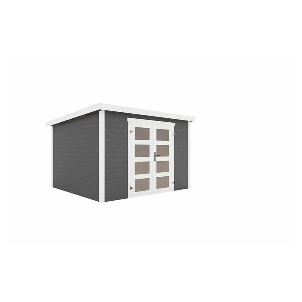 Lasita Maja Ltd Zambezi 7-Log Cabin, Garden Room, Home Office - L320xW324.8xH210.9 cm in Light Tan 5