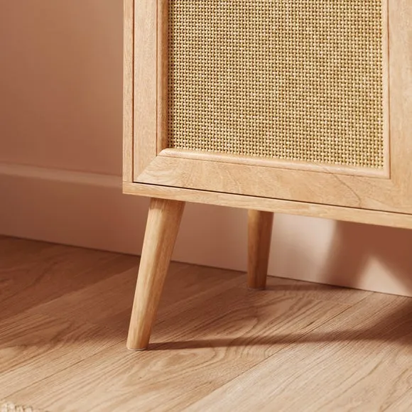 Jordyn Bookcase, Mango Wood Effect 5
