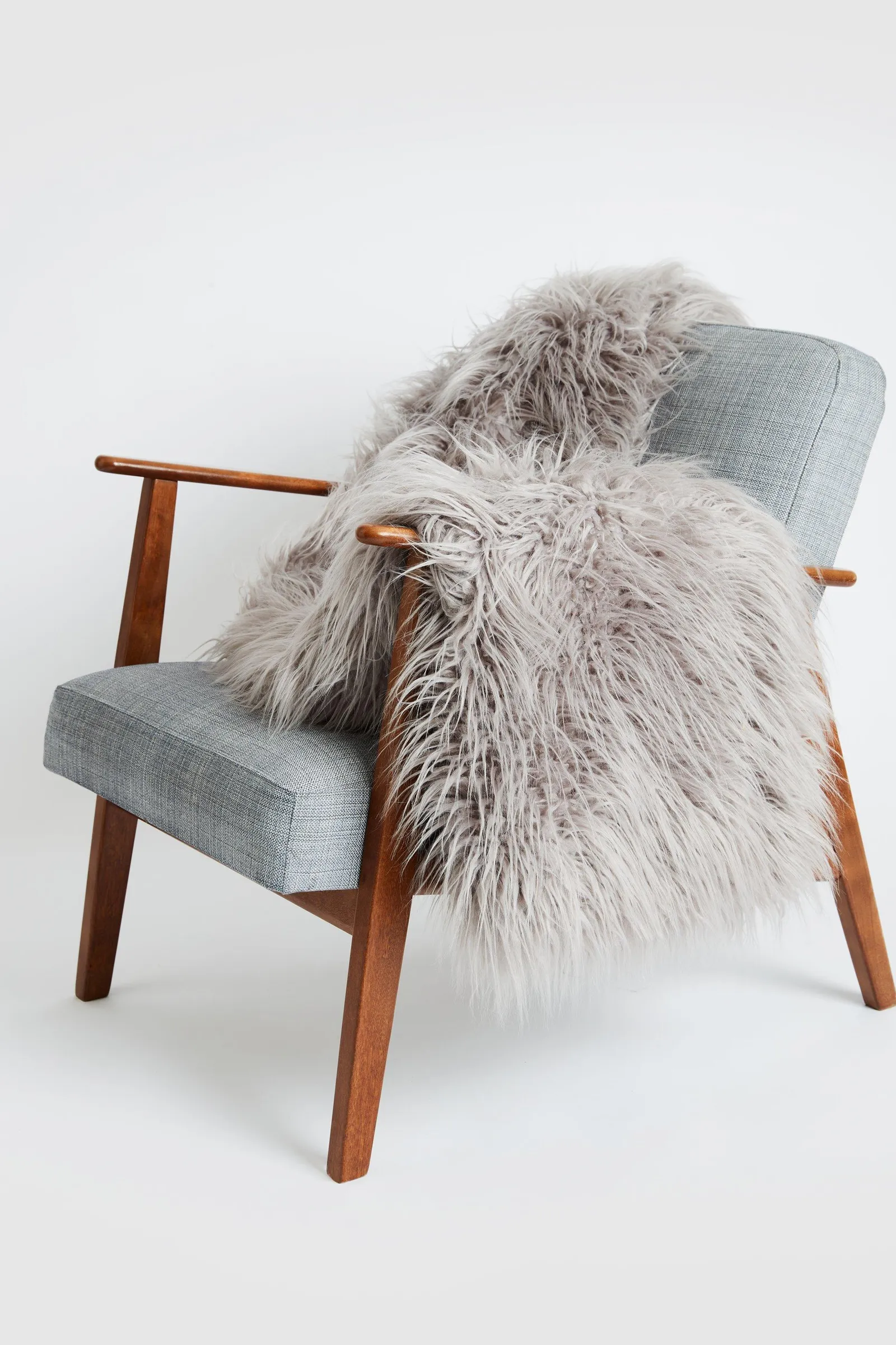 Faux Mongolian Throw