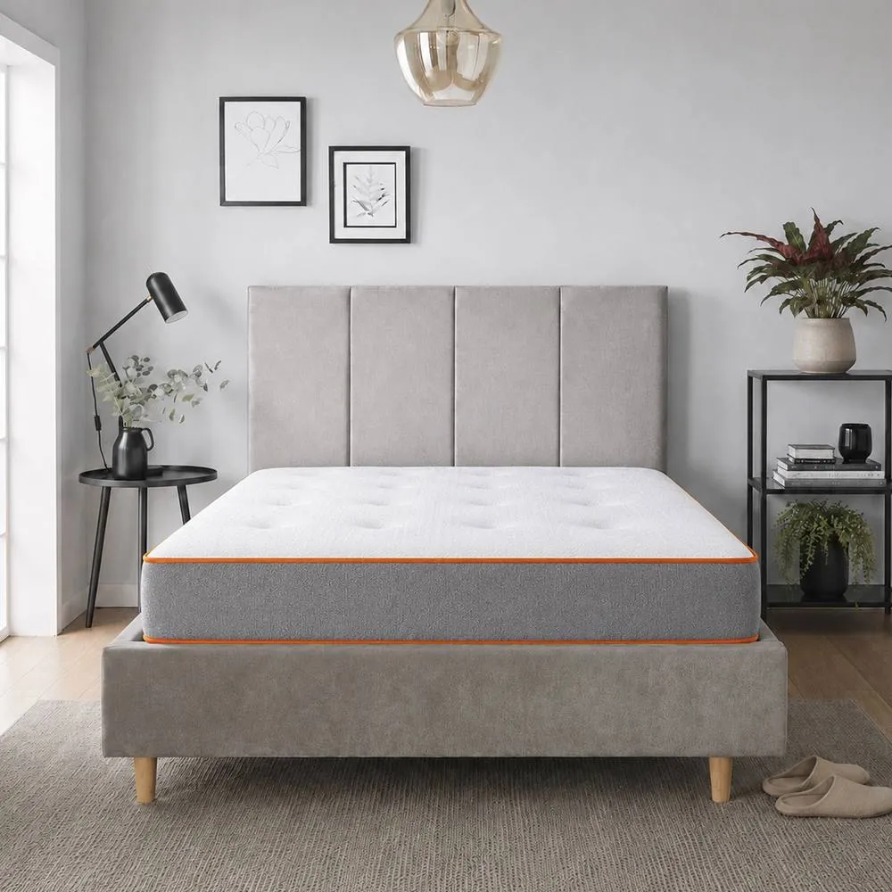 eXtreme Comfort Ltd ComfortCore 1000 Tufted Pocket Mattress 9" for Single Double King Bed in White 2