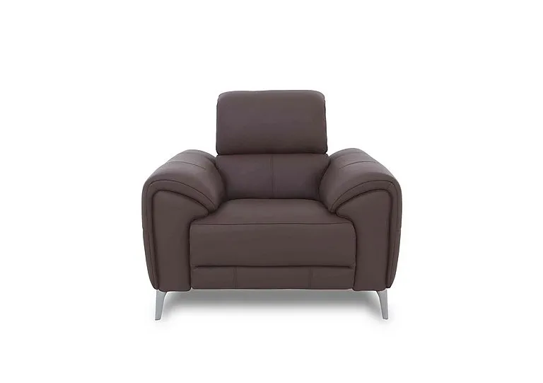 Vino Leather Power Recliner Chair with Power Headrest and Heated Seat