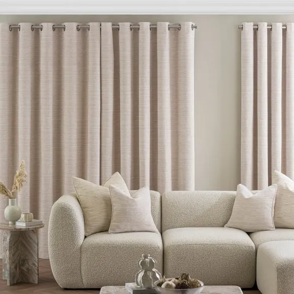 Hemmingway Chenille Eyelet Curtains 5