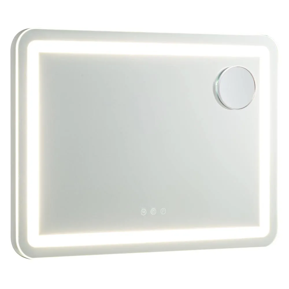 Costway Vanity Mirror LED Lights White Makeup Mirror Charging