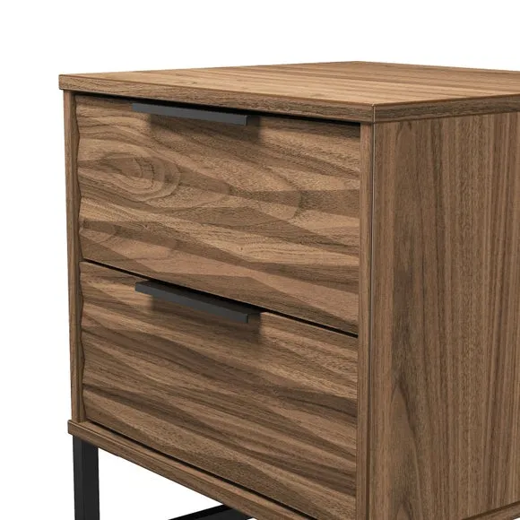 Tuxford 2 Drawer Bedside Table 5